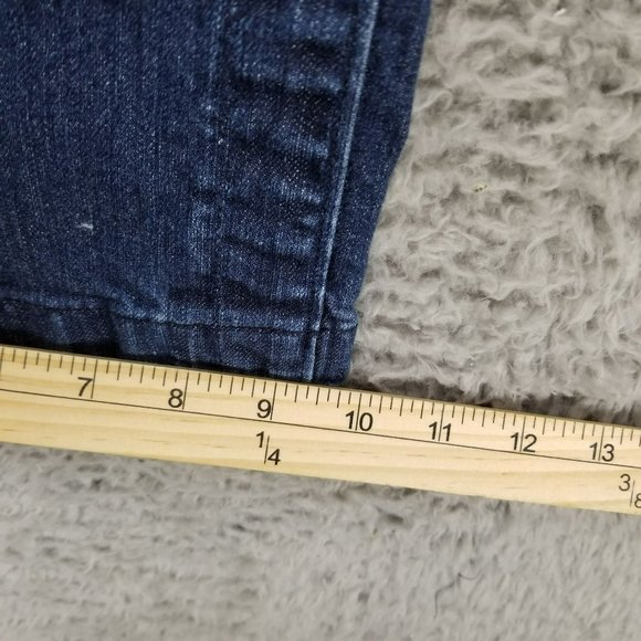 J. Crew Jeans Womens 28 Rayner Dark Wash Stretch High Rise Wide Leg Cropped - Picture 8 of 14